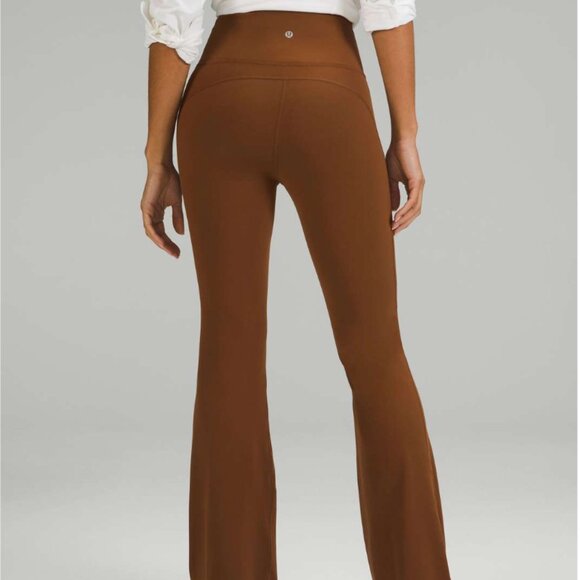 Lululemon Groove Super-High-Rise Flared Pant *Nulu Roasted Brown - Picture 3 of 14